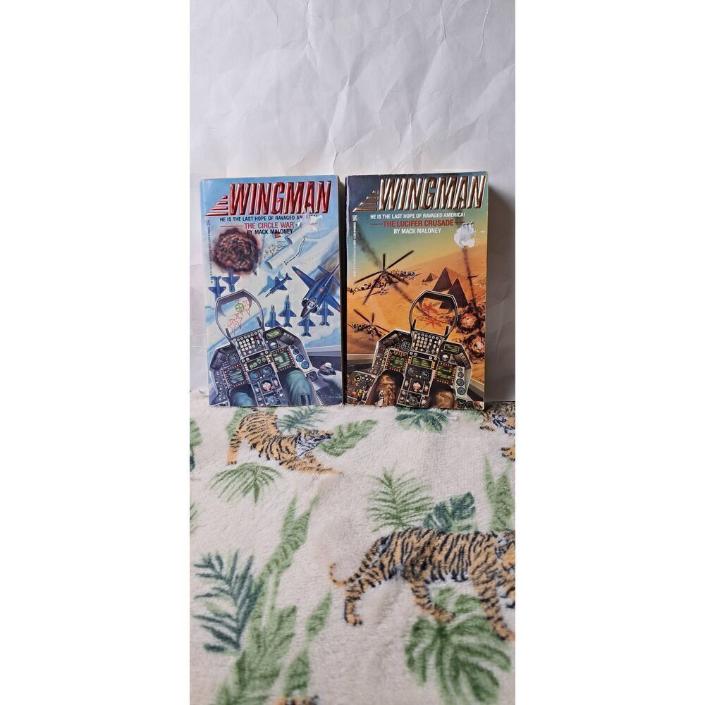 Wingman 1987 Pair Of PB Circle War + The Lucifer Crusade *See Cover Condition